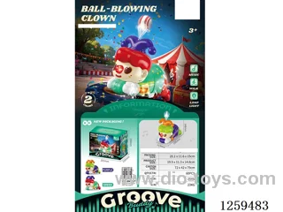 B/O Clown 2 colors not included battery