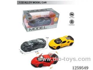 1:32 pull back alloy car 3 colors