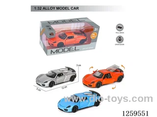 1:32 pull back alloy car 3 colors