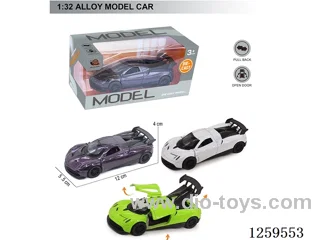 1:32 pull back alloy car 3 colors