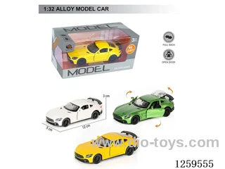 1:32 pull back alloy car 3 colors