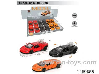 1:32 pull back alloy car 3 colors 12PCS
