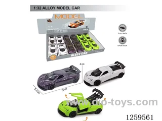 1:32 pull back alloy car 3 colors 12PCS