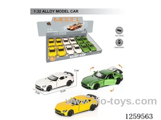 1:32 pull back alloy car 3 colors 12PCS