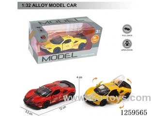 1:32 pull back alloy car 2 colors