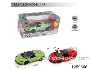 1:32 pull back alloy car 2 colors