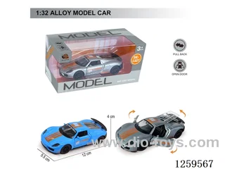 1:32 pull back alloy car 2 colors