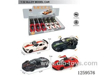 1:32 pull back alloy car 4 colors 12PCS
