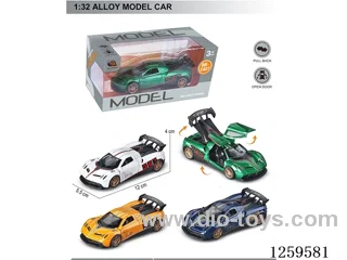 1:32 pull back alloy car 4 colors