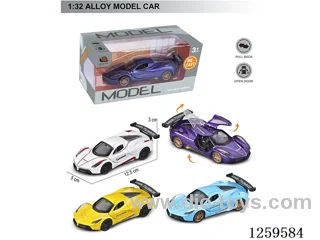 1:32 pull back alloy car 4 colors