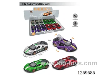 1:32 pull back alloy car 4 colors 12PCS