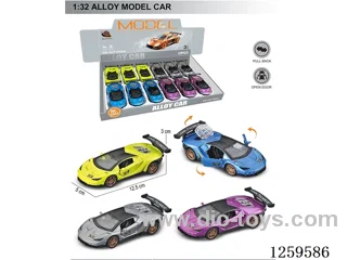 1:32 pull back alloy car 4 colors 12PCS