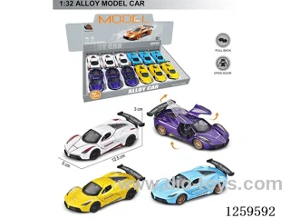 1:32 pull back alloy car 4 colors 12PCS