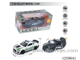 1:32 pull back alloy car 2 colors W L/M included battery