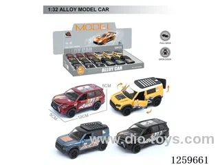 1:32 pull back alloy car 4 colors 12PCS