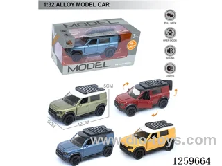 1:32 pull back alloy car 4 colors W L/M included battery