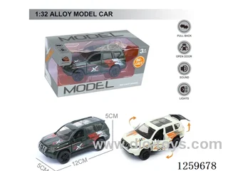 1:32 pull back alloy car 2 colors W L/M included battery
