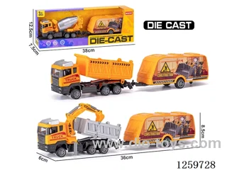 1:48 pull back alloy car set 3 mixed