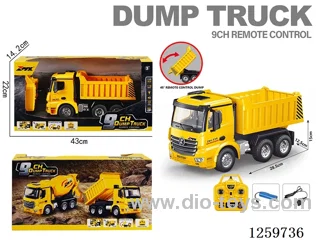 1:18 9ch RC Construction Dump Truck (2.4G) (included battery)