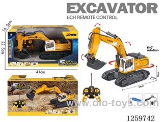 1:18 5ch RC Tracked Construction Excavator (40MHz) included battery