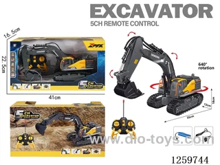 1:18 5ch RC Tracked Construction Excavator (40MHz) included battery