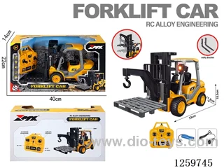 1:18 9ch RC Alloy Forklift 2.4G included battery