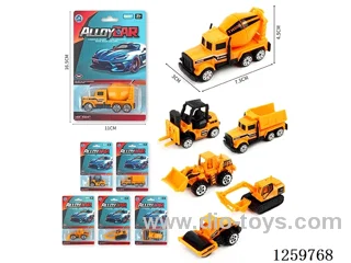 1:64 free wheel alloy car