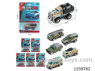 1:64 free wheel alloy car