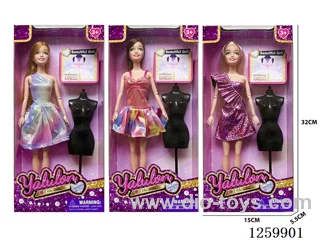 11.5 inch solid-body Jointed Barbie /3 mixed