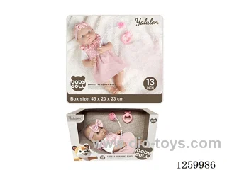 13-inch fully Vinyl newborn doll