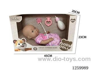 13-inch fully Vinyl newborn doll