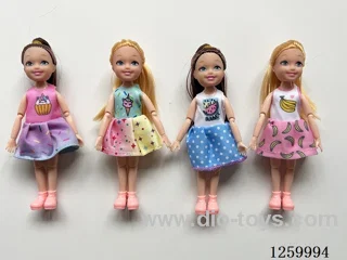5 inch solid-body Jointed doll /4 mixed