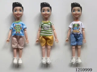 5 inch solid-body Jointed doll /3 mixed