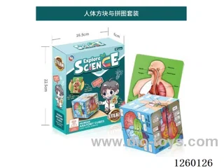 Human Body Blocks and Puzzle Kit