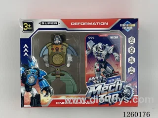 Transforming Robot Spinner with Card Set