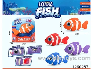 B/O fish W L/M/Voice Control/Recording included battery