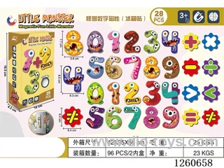 Monster Numeric Magnetic (Refrigerator Stickers)