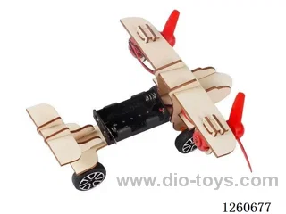 DIY Children's Handmade Experiment Set-Double-Engine Free Wheel