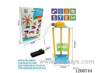 DIY Plastic Wire-Controlled Electric Lift