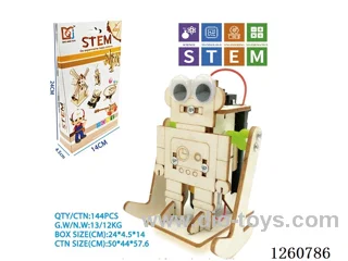 Wooden Stroll Robot
