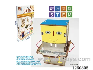 Wooden Coin Eating Machine