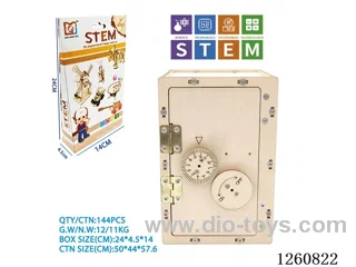 Wooden Mechanical Combination Box