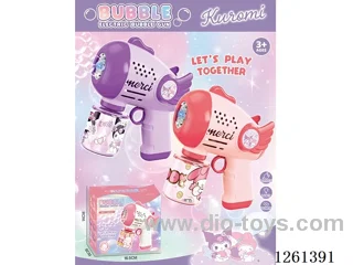B/O bubble gun with light not included battery 2 colors