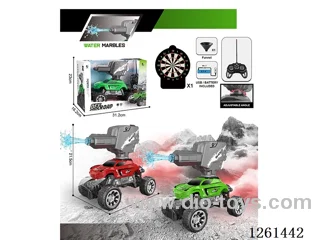 1:16 27MHz 7ch RC car with light/spray/water gun included battery 2 colors
