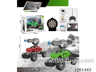 1:16 27MHz 5ch RC car with light/water bullet included battery 2 colors