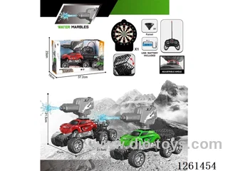1:16 27MHz 5ch RC car with light/water gun included battery 2 colors