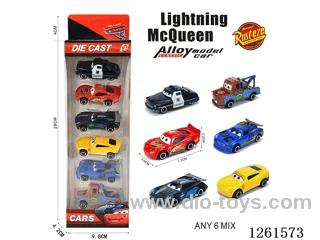 1:64 free wheel alloy car 6CPS