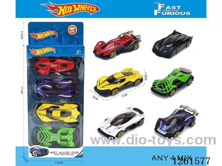 4PCS free wheel alloy car