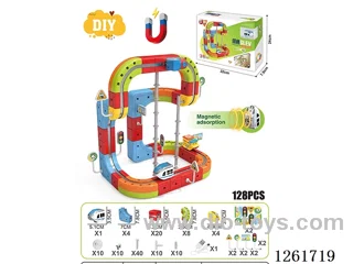 DIY Magnetic Levitation Track 128PCS included battery