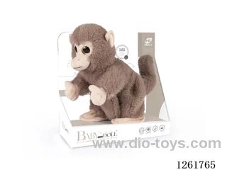 Plush Monkey with Music/Recording Function (not included battery)